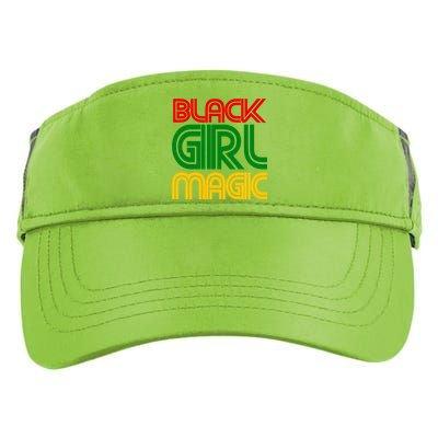 Black Girl Magic Colorful Imprint Adult Drive Performance Visor