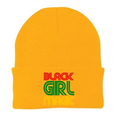 Black Girl Magic Colorful Imprint Knit Cap Winter Beanie