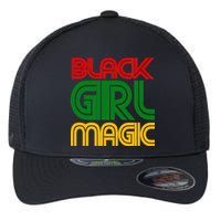 Black Girl Magic Colorful Imprint Flexfit Unipanel Trucker Cap