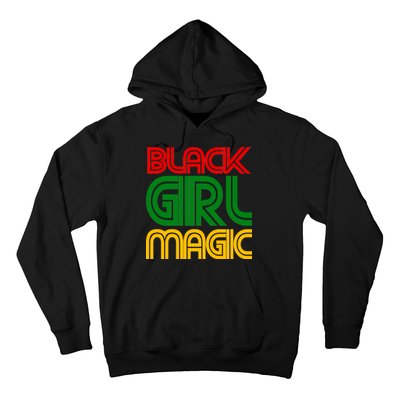 Black Girl Magic Colorful Imprint Hoodie