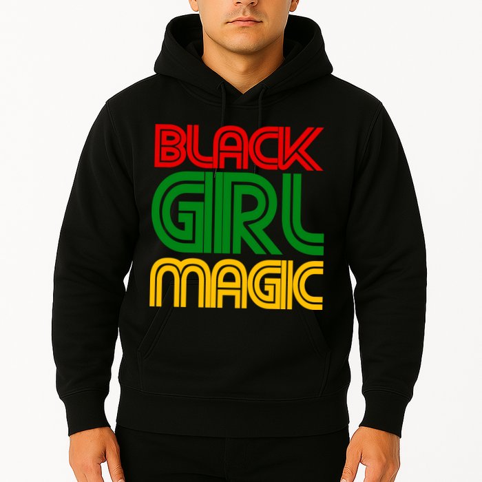 Black Girl Magic Colorful Imprint Hoodie