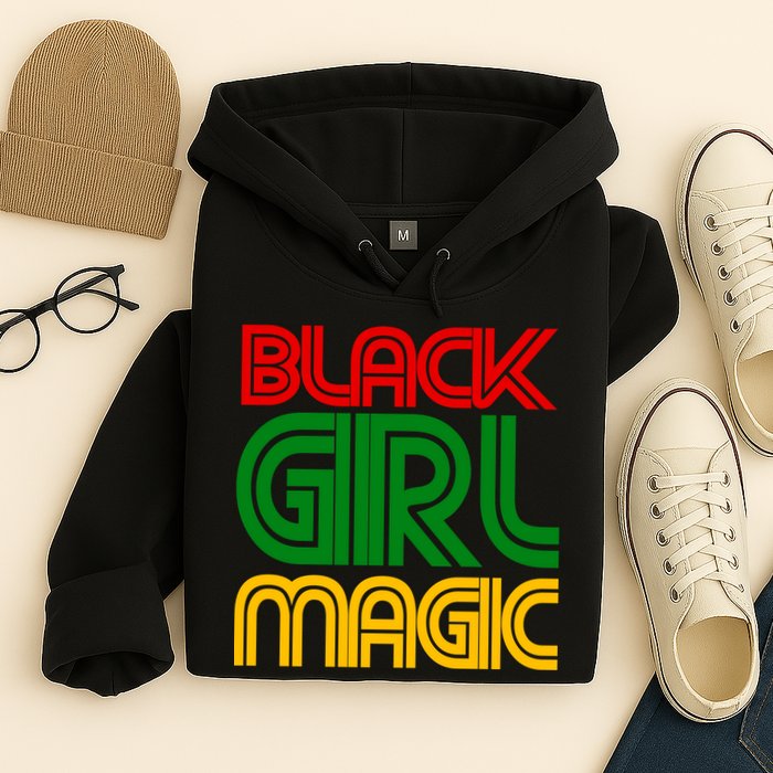 Black Girl Magic Colorful Imprint Hoodie