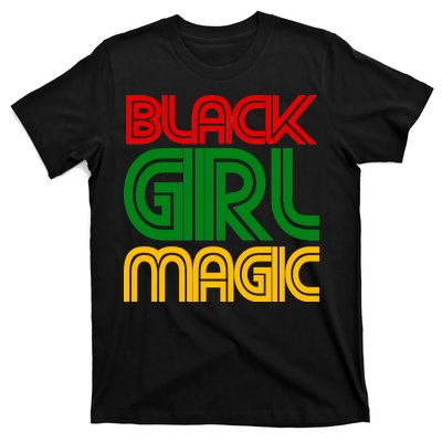 Black Girl Magic Colorful Imprint T-Shirt