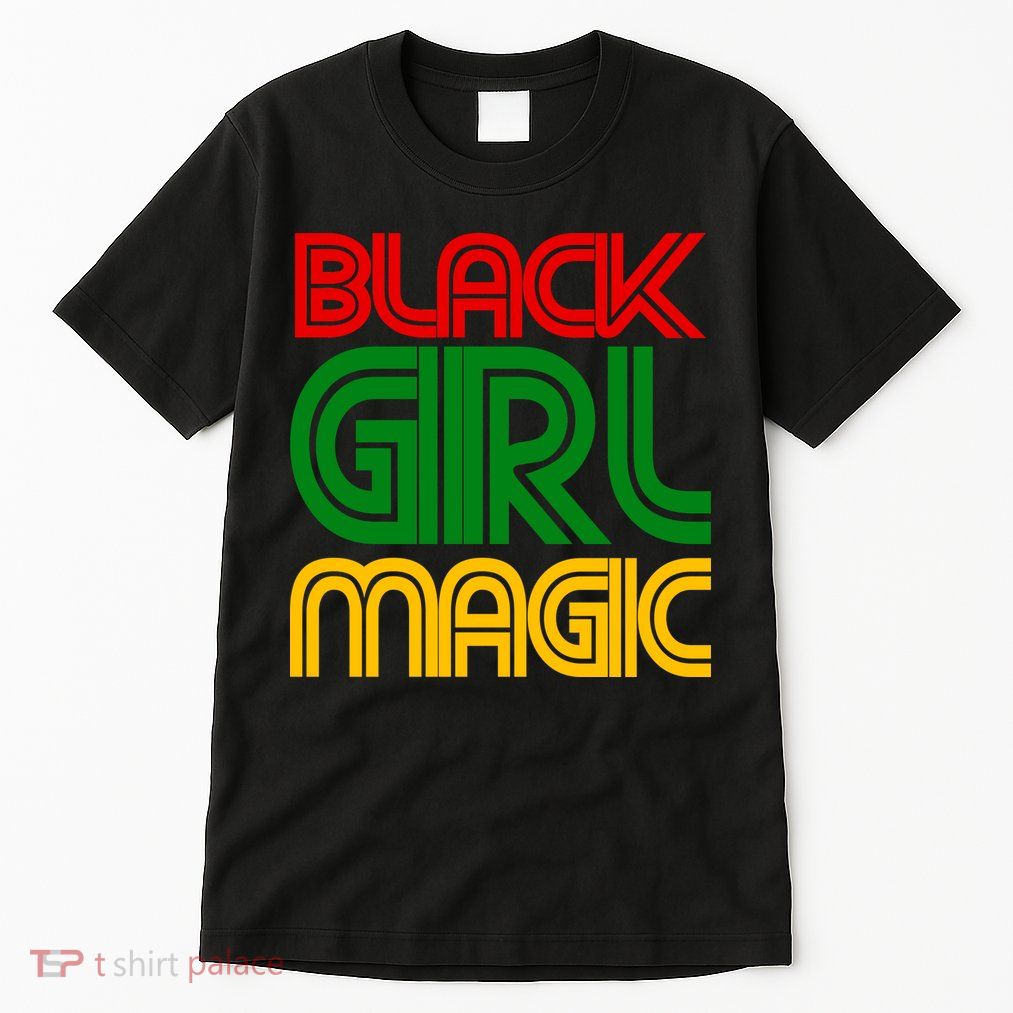 Black Girl Magic Colorful Imprint Tall T-Shirt