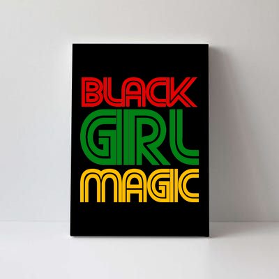 Black Girl Magic Colorful Imprint Canvas