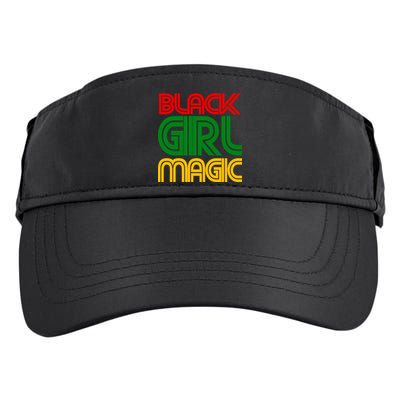 Black Girl Magic Colorful Imprint Adult Drive Performance Visor