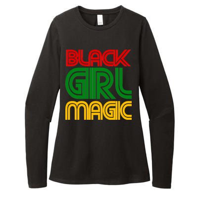 Black Girl Magic Colorful Imprint Womens CVC Long Sleeve Shirt