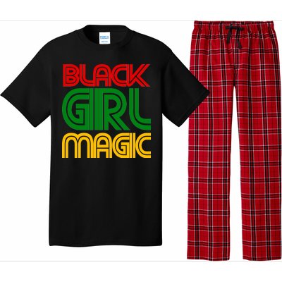 Black Girl Magic Colorful Imprint Pajama Set