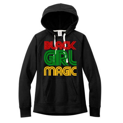 Black Girl Magic Colorful Imprint Women's Fleece Hoodie