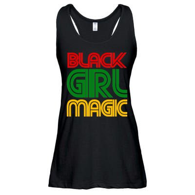 Black Girl Magic Colorful Imprint Ladies Essential Flowy Tank