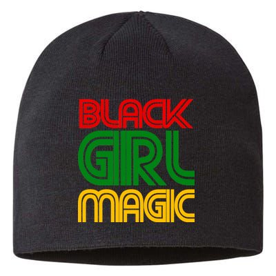 Black Girl Magic Colorful Imprint Sustainable Beanie