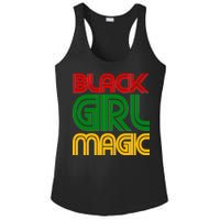 Black Girl Magic Colorful Imprint Ladies PosiCharge Competitor Racerback Tank