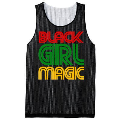 Black Girl Magic Colorful Imprint Mesh Reversible Basketball Jersey Tank