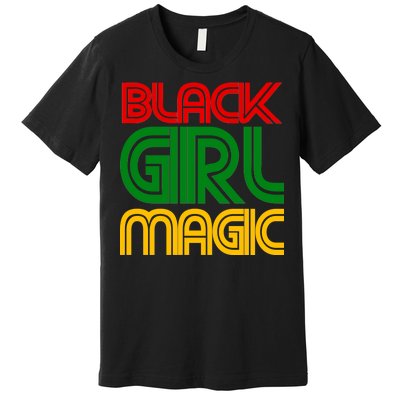 Black Girl Magic Colorful Imprint Premium T-Shirt