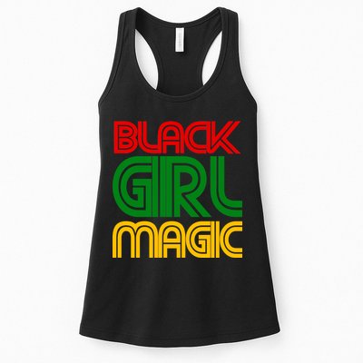 Black Girl Magic Colorful Imprint Womens Tank Top