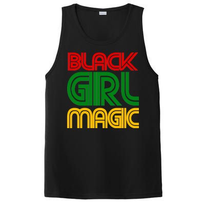 Black Girl Magic Colorful Imprint PosiCharge Competitor Tank