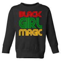 Black Girl Magic Colorful Imprint Toddler Sweatshirt