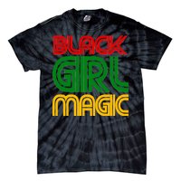 Black Girl Magic Colorful Imprint Tie-Dye T-Shirt