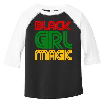 Black Girl Magic Colorful Imprint Toddler Fine Jersey T-Shirt