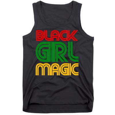 Black Girl Magic Colorful Imprint Tank Top