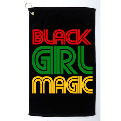 Black Girl Magic Colorful Imprint Golf Towel