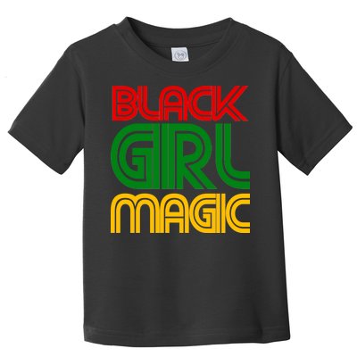 Black Girl Magic Colorful Imprint Toddler T-Shirt