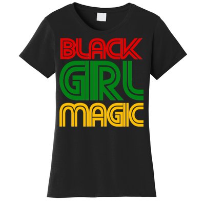 Black Girl Magic Colorful Imprint Women's T-Shirt