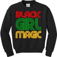 Black Girl Magic Colorful Imprint Kids Sweatshirt