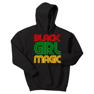 Black Girl Magic Colorful Imprint Kids Hoodie