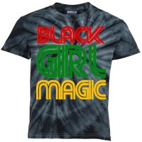 Black Girl Magic Colorful Imprint Kids Tie-Dye T-Shirt