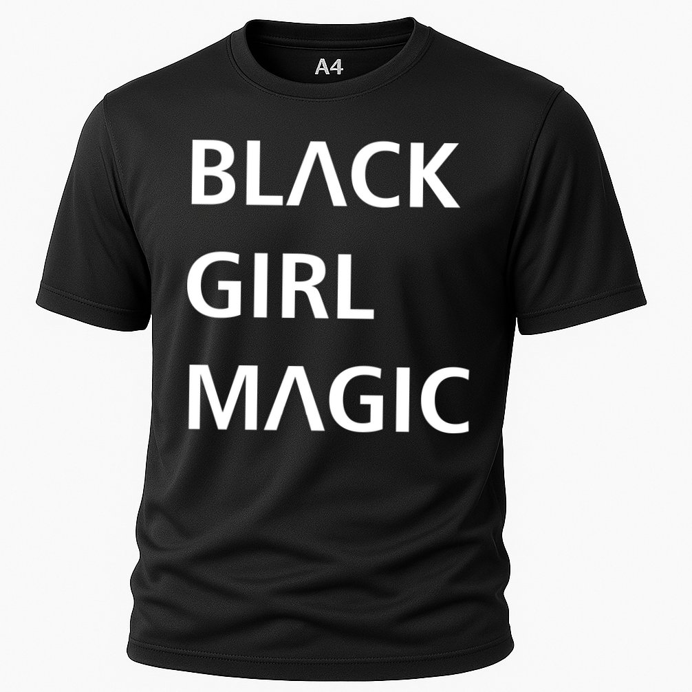 Black Girl Magic Logo Cooling Performance Crew T-Shirt