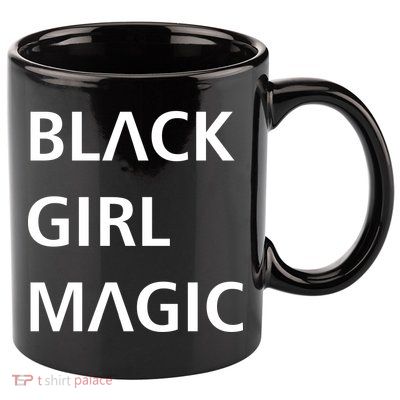 Black Girl Magic Logo 11oz C Handle Ceramic Mug