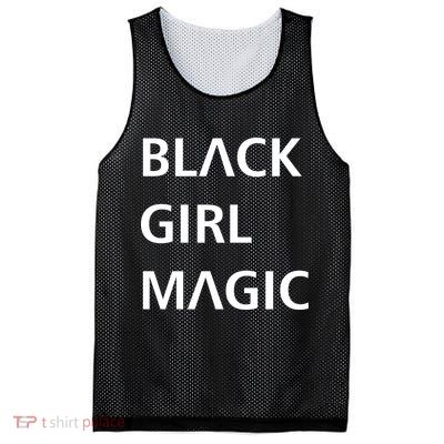 Black Girl Magic Logo Mesh Reversible Basketball Jersey Tank