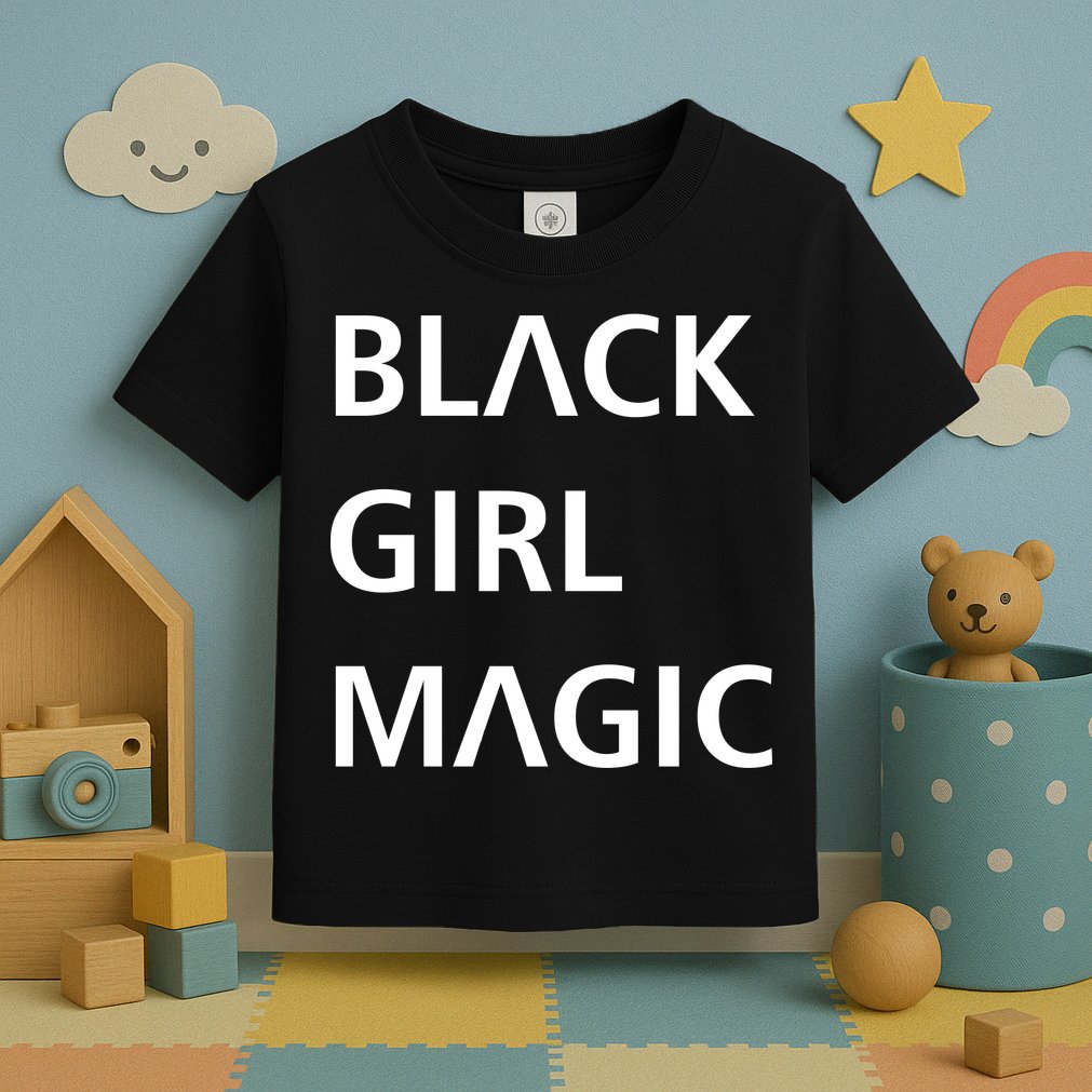 Black Girl Magic Logo Toddler T-Shirt