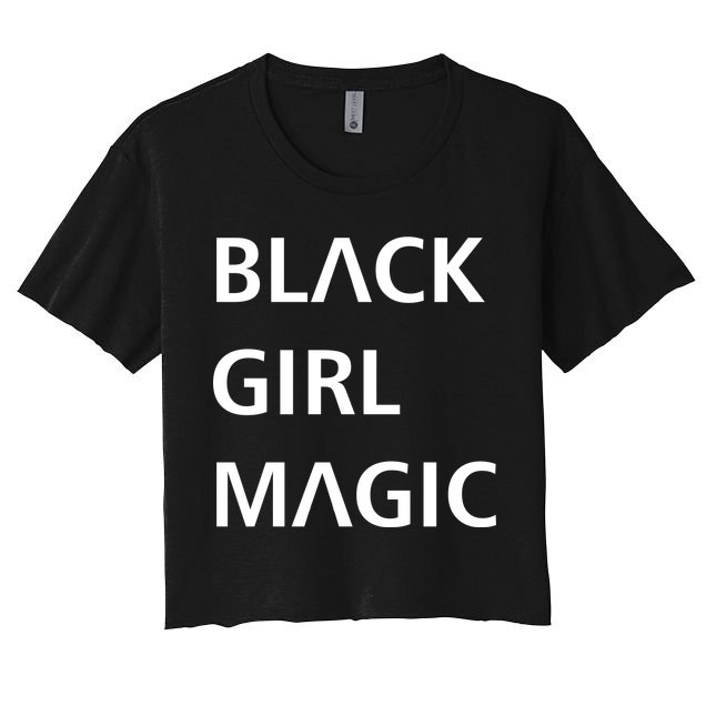 Black Girl Magic Logo Crop Top