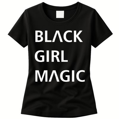 Black Girl Magic Logo Womens T-Shirt