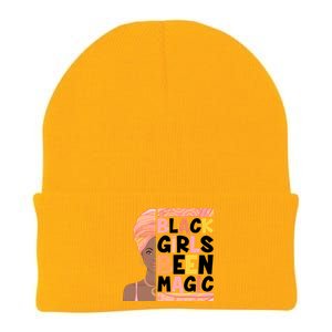 Black Girls Been Magic Knit Cap Winter Beanie