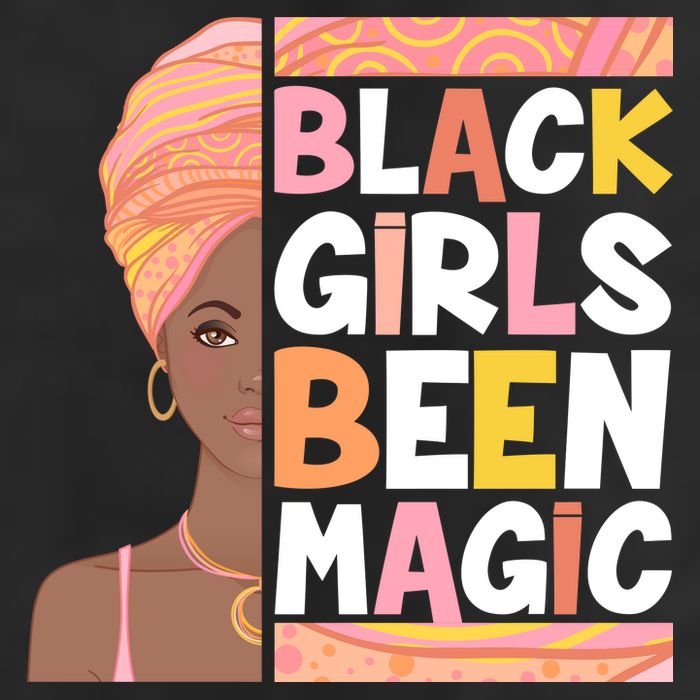 Black Girls Been Magic 7 Panel Mesh Trucker Snapback Hat