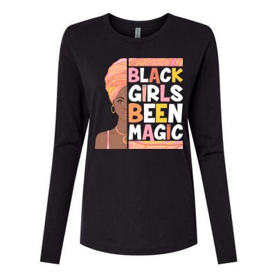 Black Girls Been Magic Womens Cotton Relaxed Long Sleeve T-Shirt