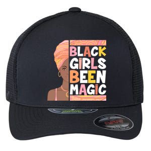 Black Girls Been Magic Flexfit Unipanel Trucker Cap