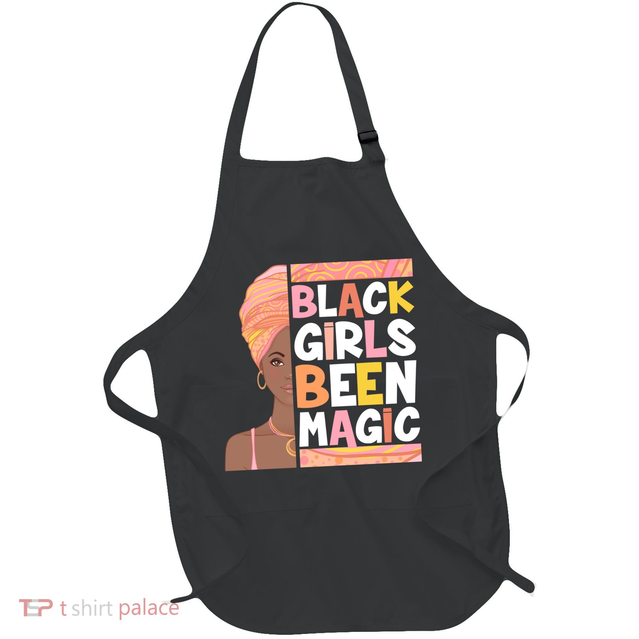 Black Girls Been Magic Full-Length Apron With Pockets