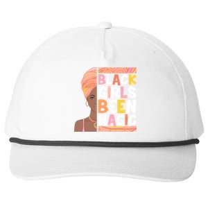 Black Girls Been Magic Snapback Five-Panel Rope Hat