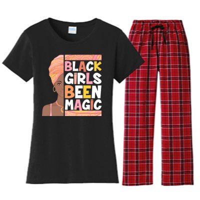 Black Girls Been Magic Women's Flannel Pajama Set