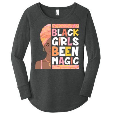 Black Girls Been Magic Women's Perfect Tri Tunic Long Sleeve Shirt