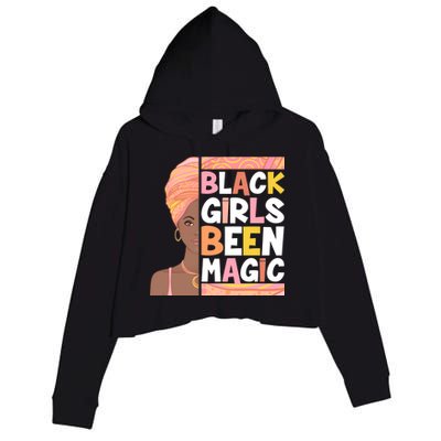 Black Girls Been Magic Crop Fleece Hoodie