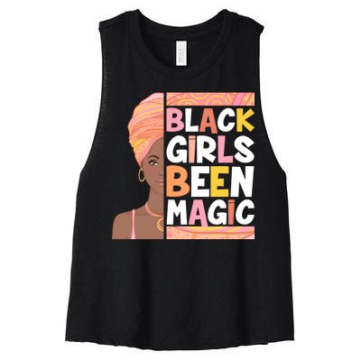 Black Girls Been Magic Women's Racerback Cropped Tank