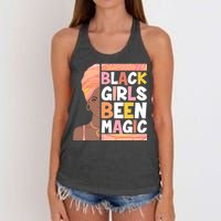 Black Girls Been Magic Women's Knotted Racerback Tank