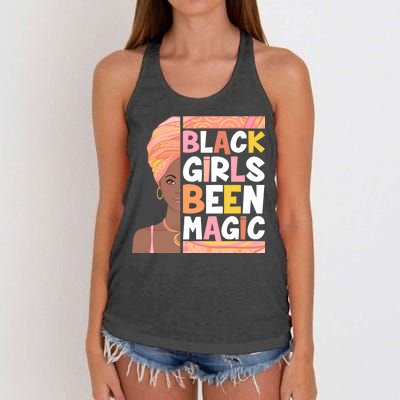 Black Girls Been Magic Women's Knotted Racerback Tank