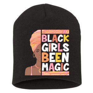 Black Girls Been Magic Short Acrylic Beanie