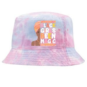 Black Girls Been Magic Tie-Dyed Bucket Hat